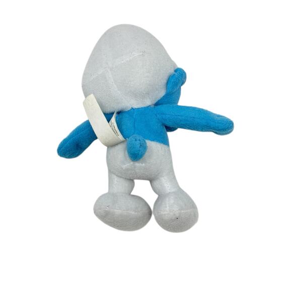 The Smurfs 2010 Nanco Blue White Small 9,5 x 7 In Plush Stuffed Animal Toy - Picture 9 of 11